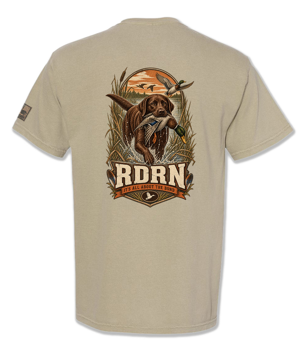Field Action Chocolate Lab Short Sleeve Pocket TShirt